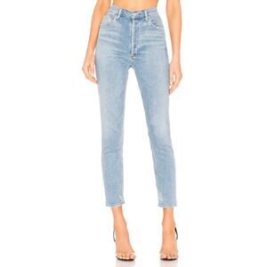 Agolde 'Nico' Blue High Rise Slim Fit Denim Jean Size 27